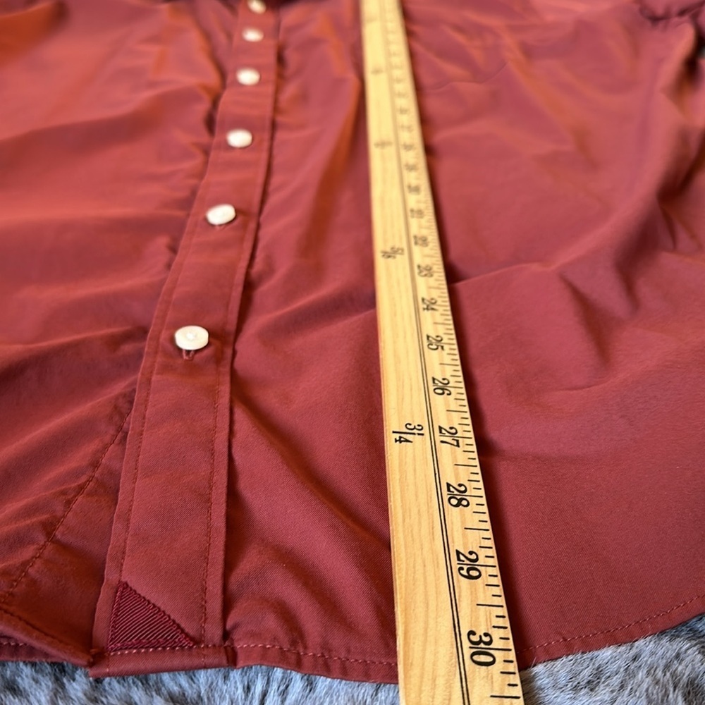 Untuckit Lightweight Performance Red Gironde Shir… - image 8